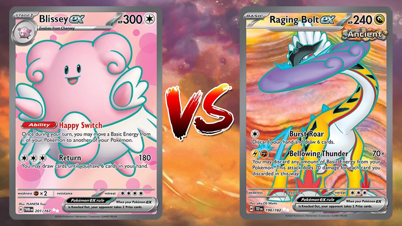 Pokemon TCG Live Blissey EX Joltik VS Raging Bolt EX Ogerpon EX!!