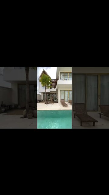 Mediterranean-style Bali Villa with Boho Interior Design 🌴 #shorts #architecture #interiordesign