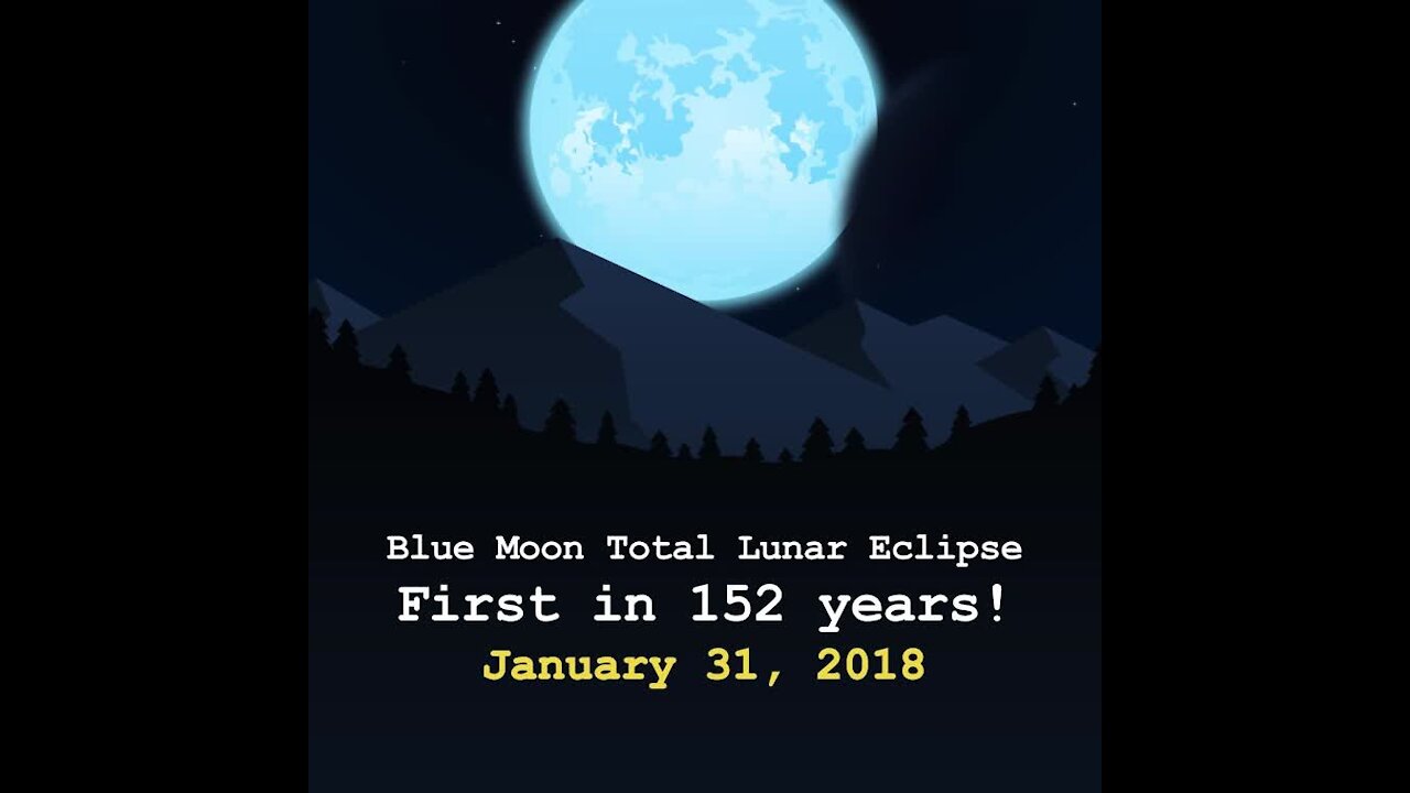 Blue moon lunar eclipse [GMG Originals]