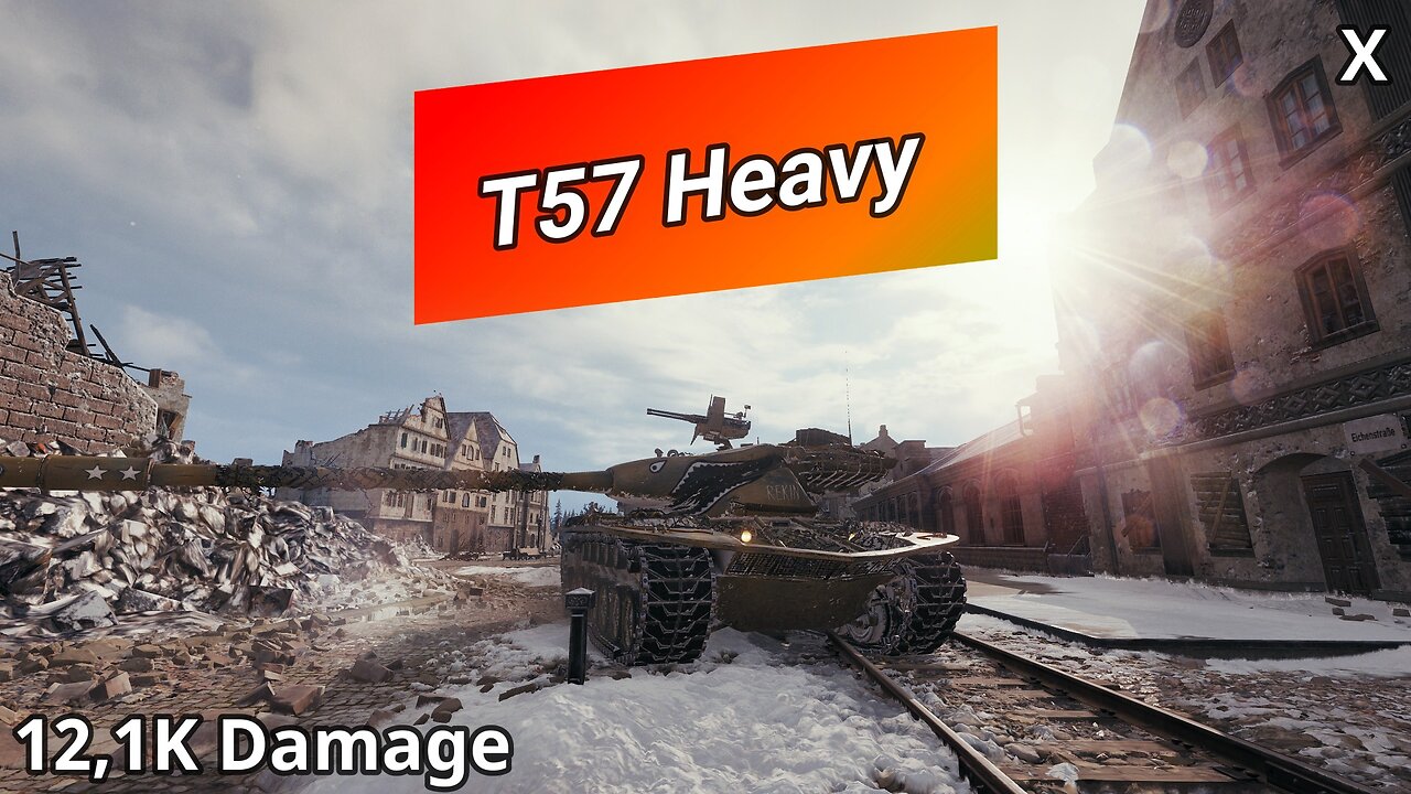 T57 Heavy Tank (12,1K Damage) | World of Tanks