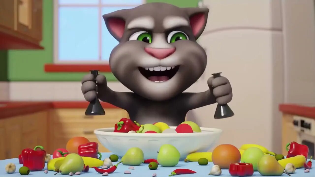 Talking Tom 🐱 Cooking From The Heart 🐱 Cartoon for kids Kedoo ToonsTV