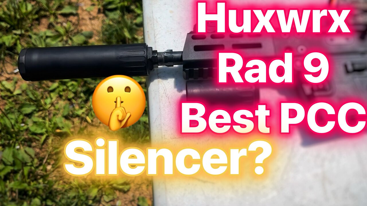 Huxwrx Rad 9 Silencer Review and Comparison to the DeadAir Wolfman: Best 9mm PCC suppressor?