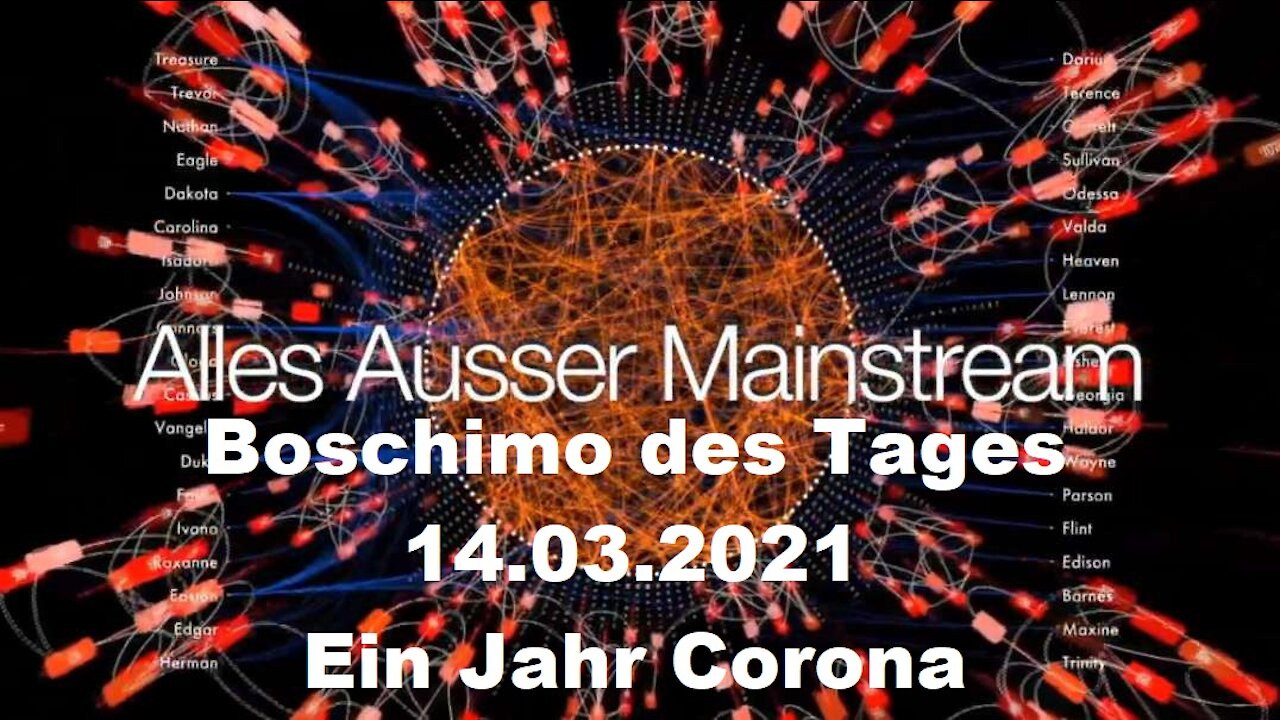 Alles außer Mainstream - 14.03.21 - Boschimo des Tages - Ein Jahr Corona ( Dr. Bodo Schiffmann )