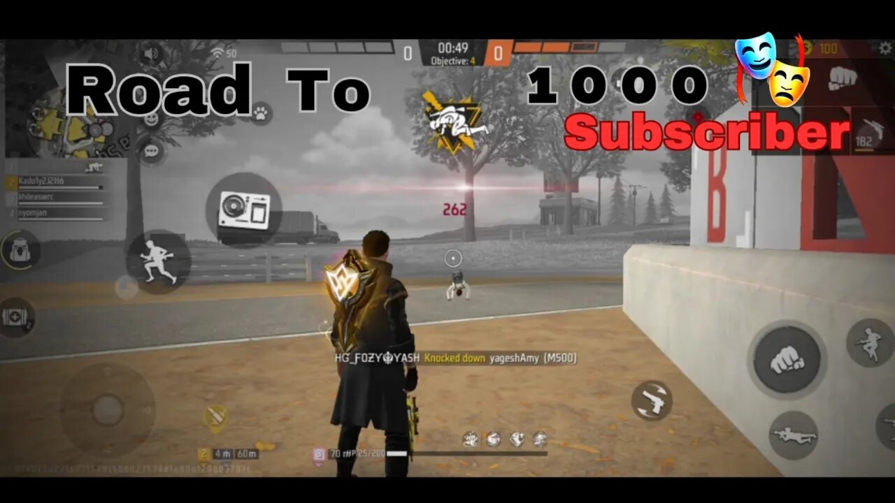 ||My Noob gameplay in 2gb mobile ram 😭||ROAD TO 1000 SUBSCRIBER 🙏✨️🔥|| #viral #freefire #gaming