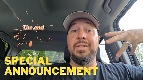 Special Announcement - The End