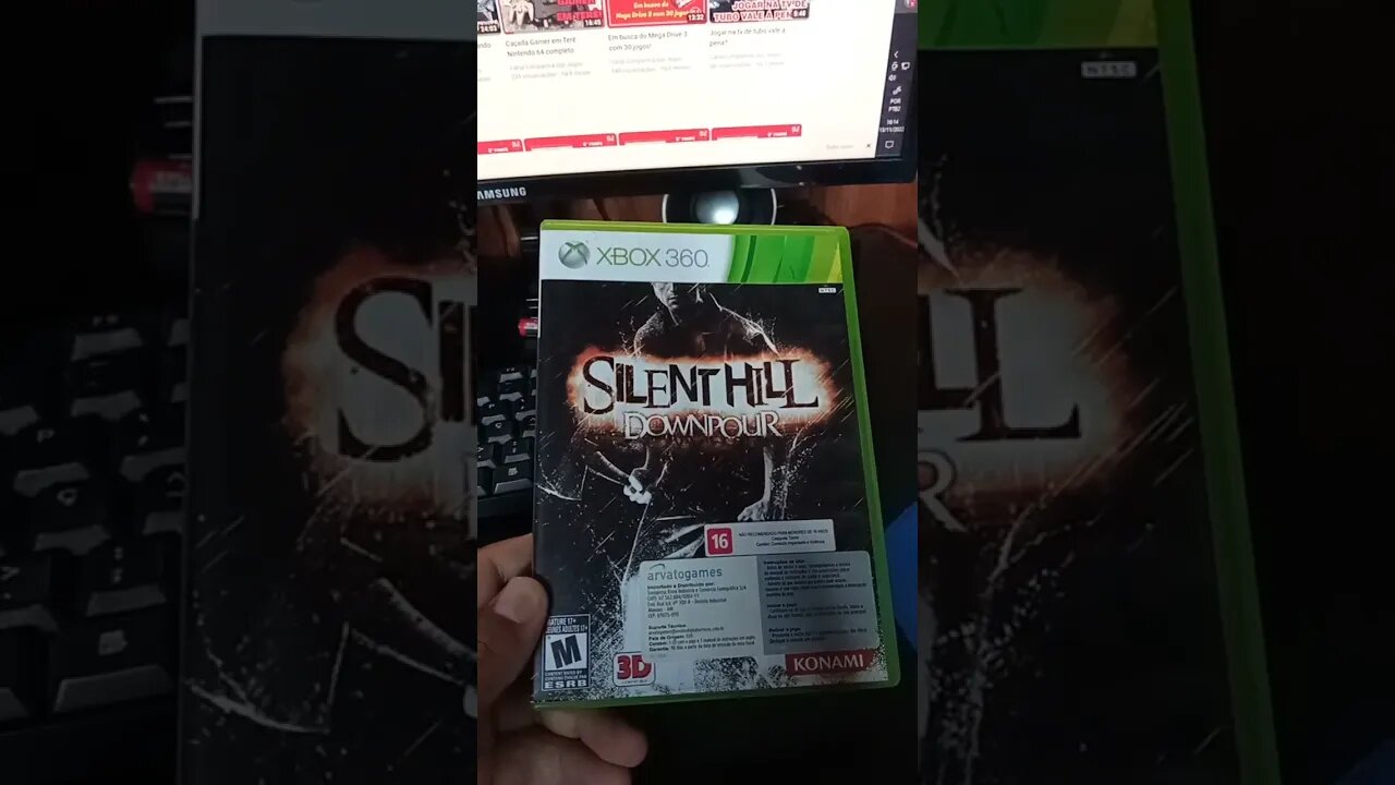 Novidade no canal: SILENT HILL DOWNPOUR (XBOX 360) #shorts