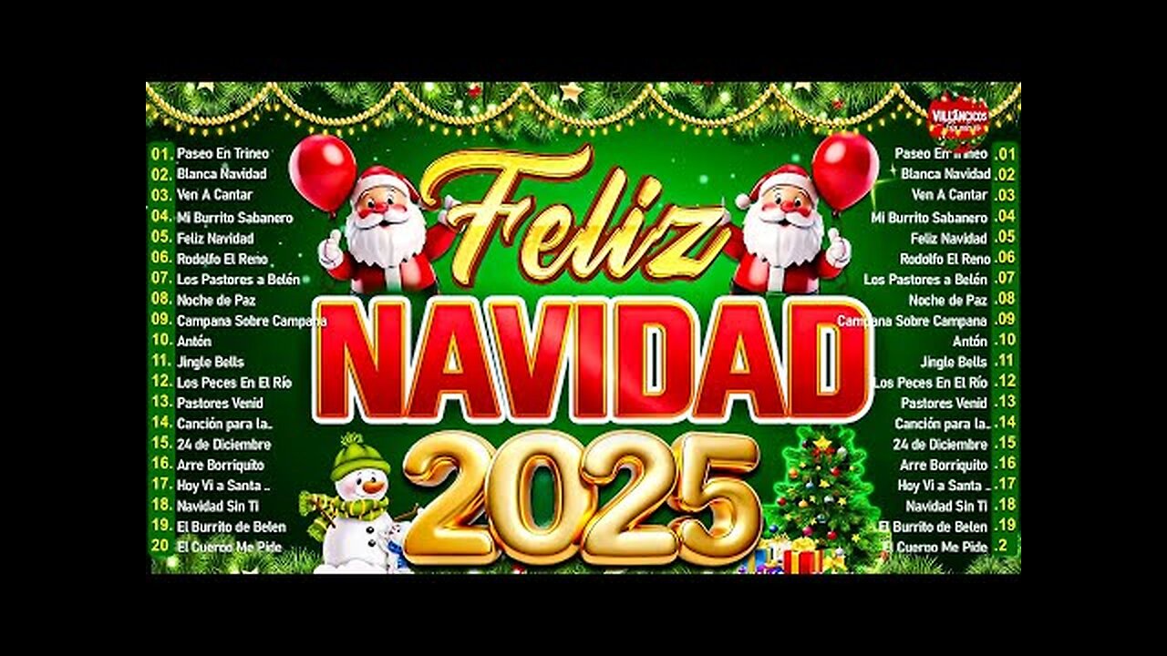 Villancicos Para Celebrar - Los 30 Mejores Canciones 2024 - 2025 Felis Navidad 💖...