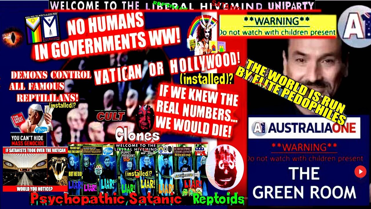 AustraliaOne Party - **WARNING DISTURBING VIDEO** Green Room (30 January 2024)