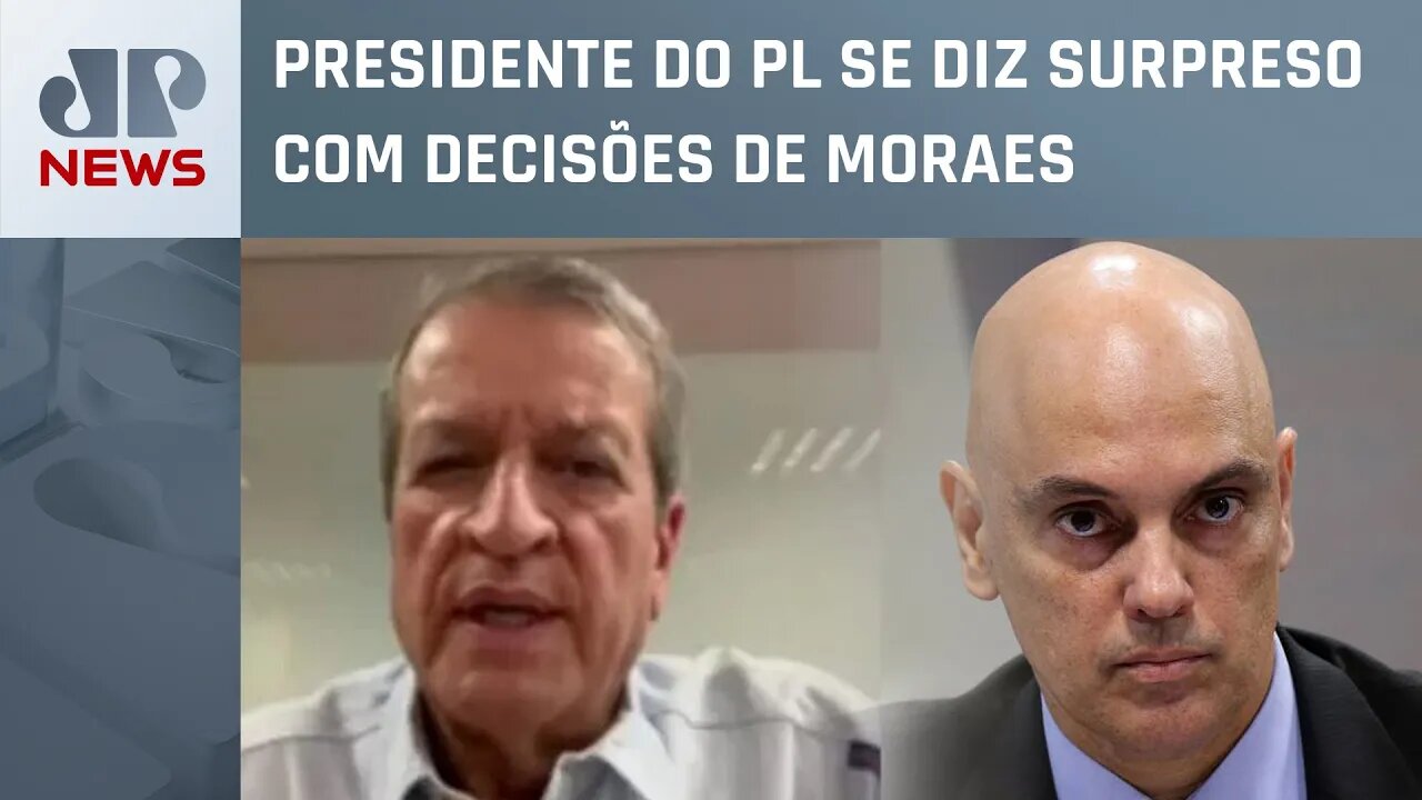 Costa Neto sobre decisão de Moraes: “Estaremos sempre juntos na defesa de nossos deputados”