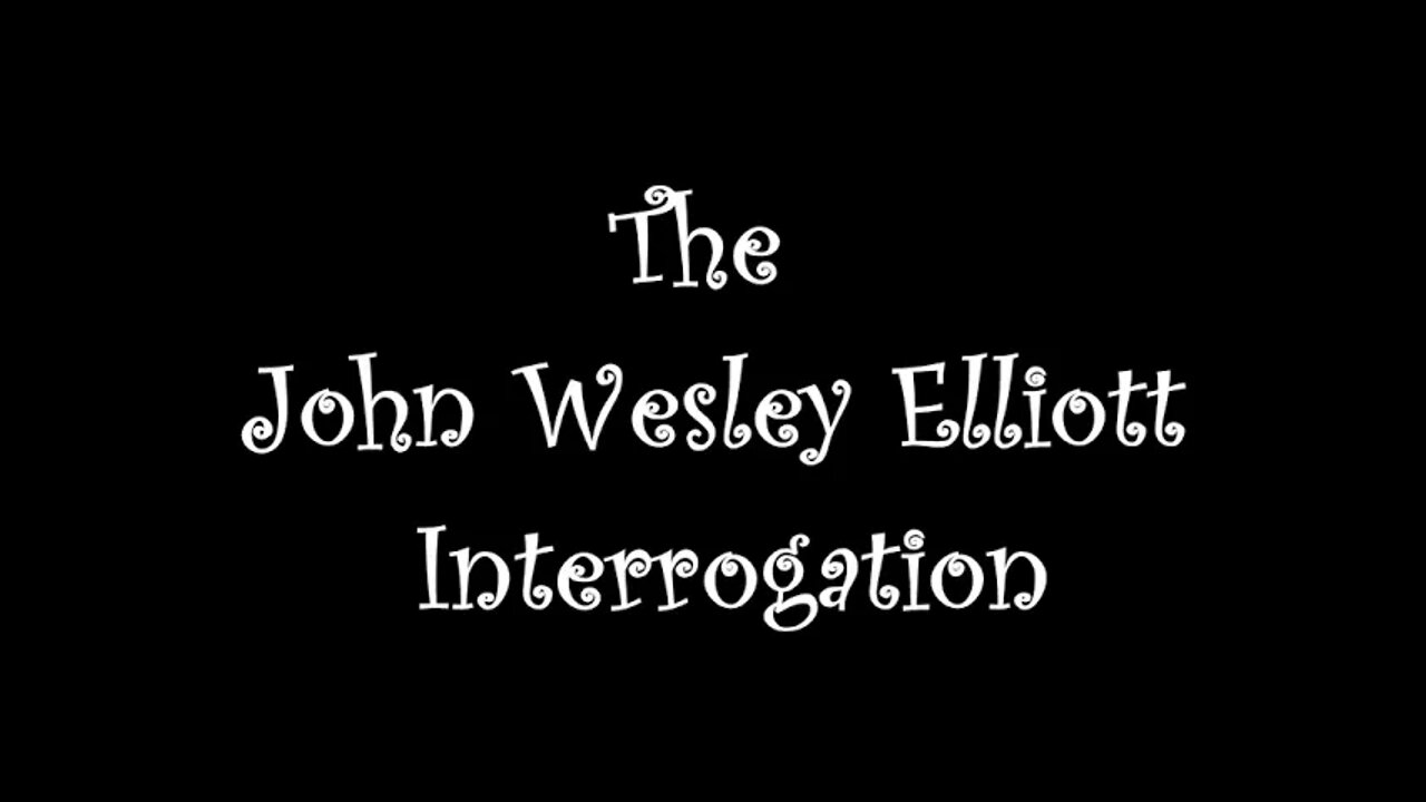 🐇John Wesley Elliott - To Catch A Predator