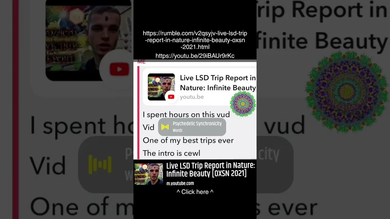 LSD live trip out now - https://youtu.be/29iBAUr9rKc