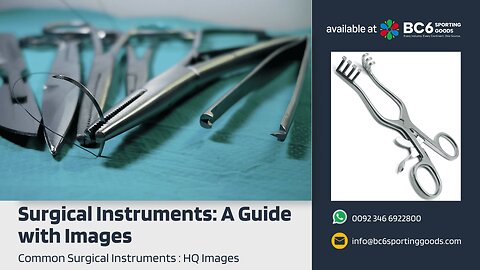 Commonly used surgical instruments by The American College of Surgeons | ACS