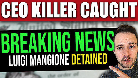 Assassin of Healthcare CEO CAUGHT at McDonalds - Luigi Mangione
