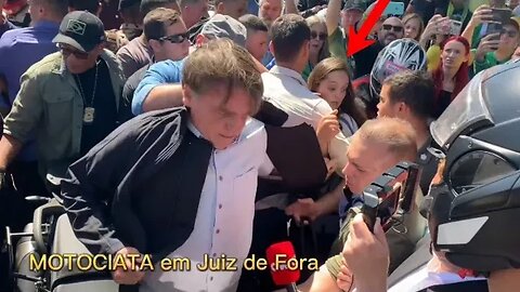 EMOCIONANTE o carinho do povo Brasileiro com Bolsonaro nas MOTOCIATAS