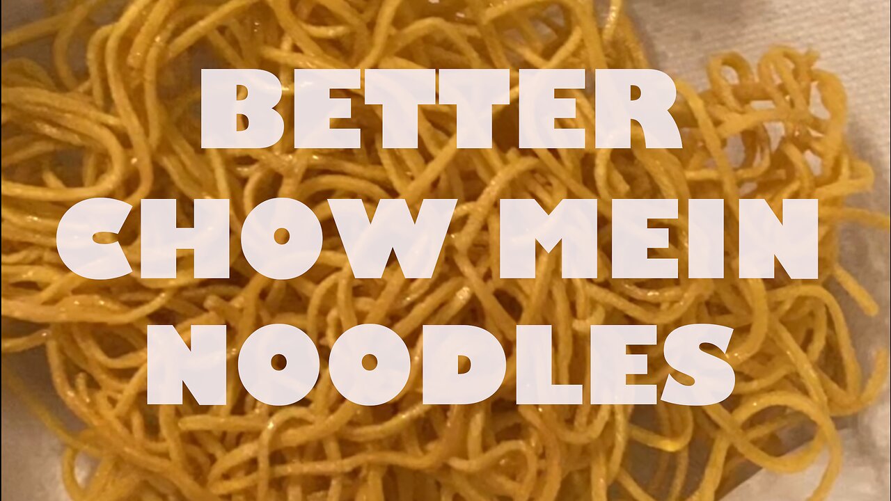 How to Make Better Chinese Chow Mein Noodles