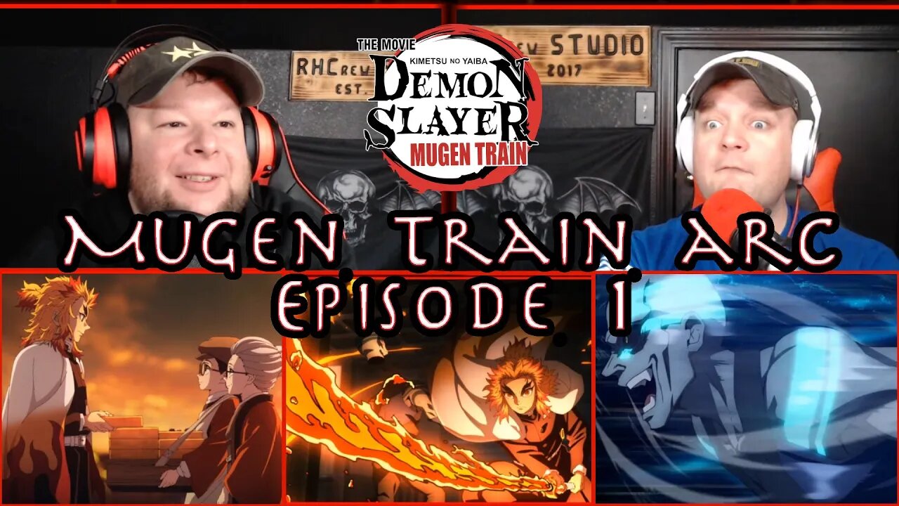 Demon Slayer Reaction - Mugen Train Arc Episode 1 - Flame Hashira Kyojuro Rengoku