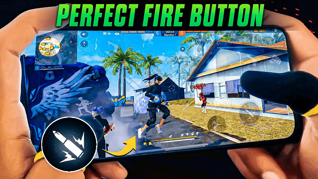 Free Fire Best Fire Button Size And Position 2023😍||Perfect Free Fire Button Size And Position