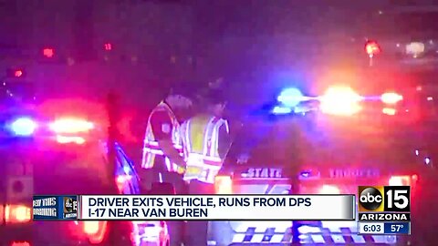 DPS involved in chase after suspect assaults Sergeant, takes off