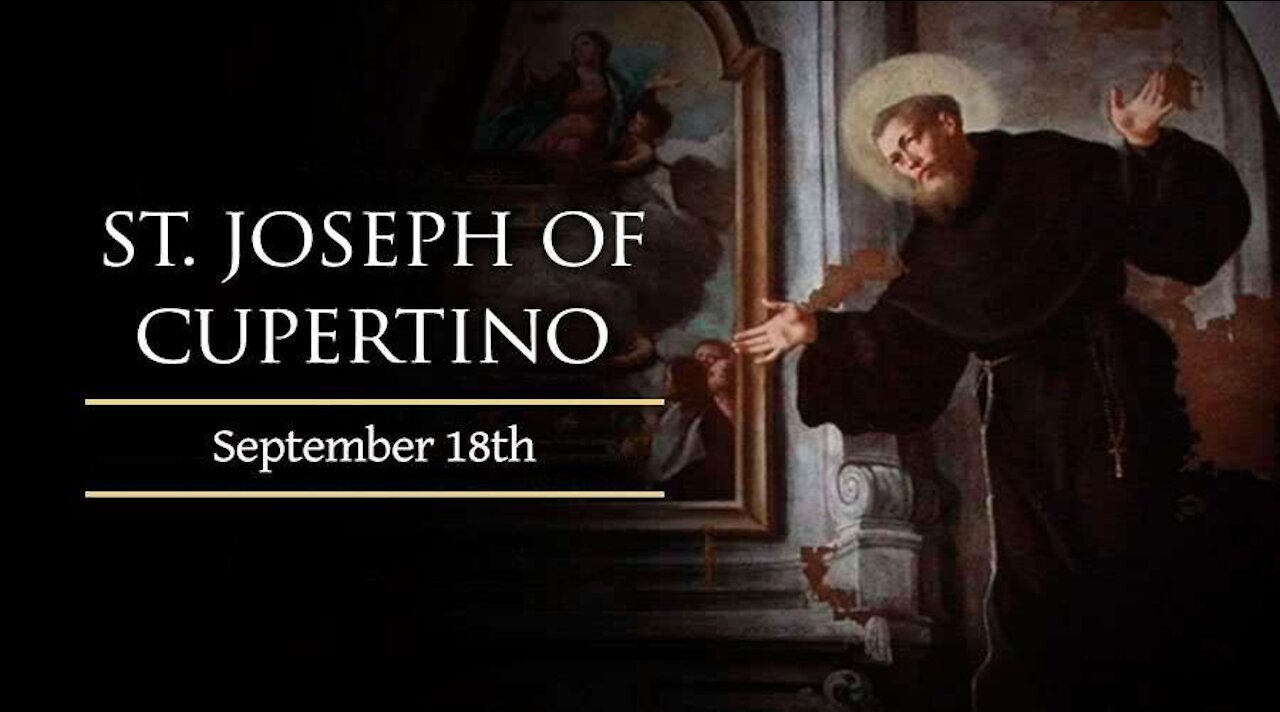 Hanging with the Saints: St Joseph Cupertino