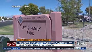 Park construction completed after weeks of collecting trash