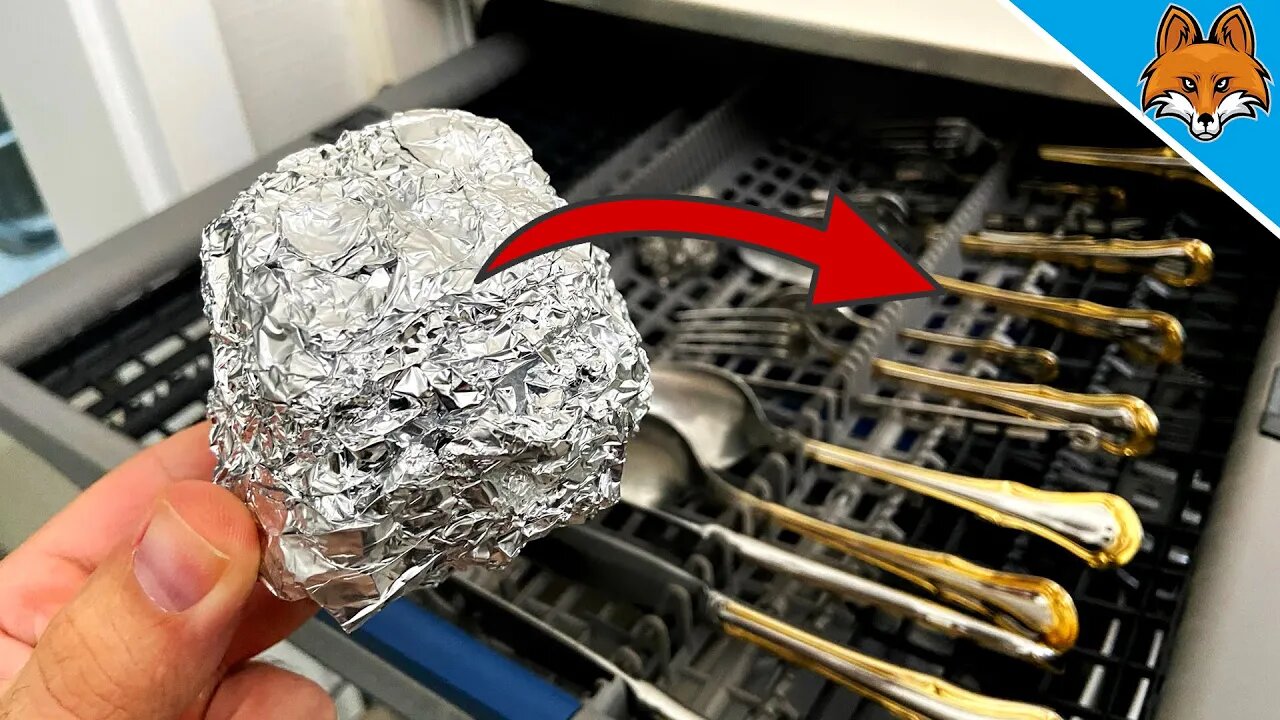 You would NOT BELIEVE what happens when you put Aluminum Foil in the Dishwasher 💥😱