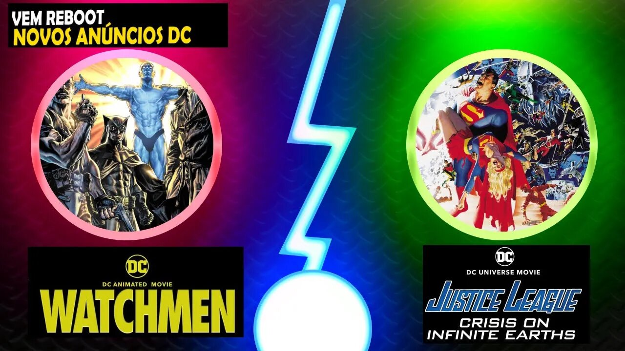 NOVOS ANÚNCIOS WATCHMEN e CRISE NAS INFINITAS TERRAS