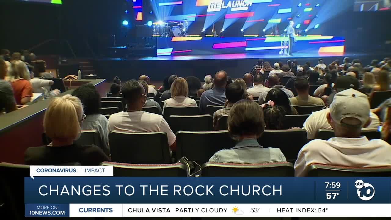 Changes to The Rock church