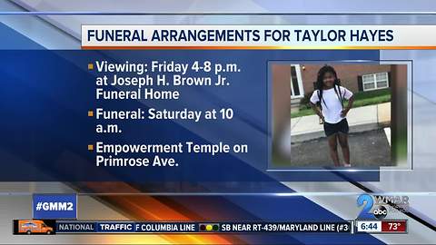 Funeral arrangements set for Taylor Hayes