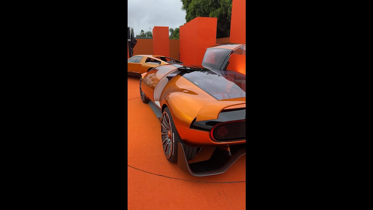 Futuristic car from the future