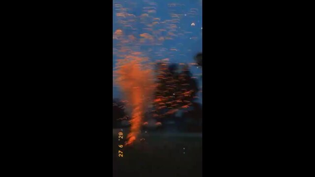 Epic fail: Phantom firework tube instantly explodes