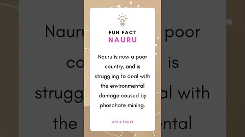 Fun Facts Nauru