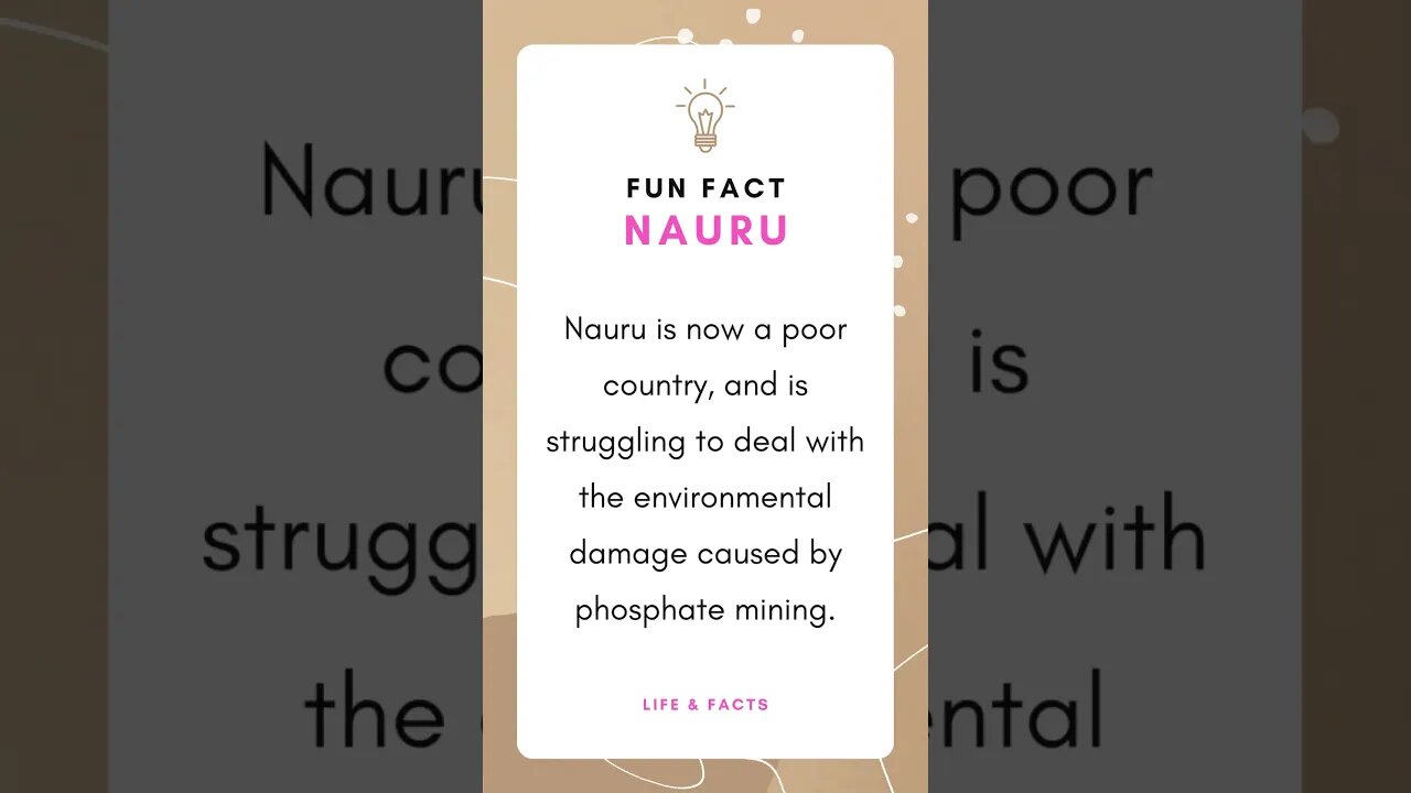 Fun Facts Nauru