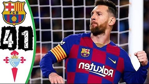 Highlights FC Barcelona Vs Celta Vigo (4-1)
