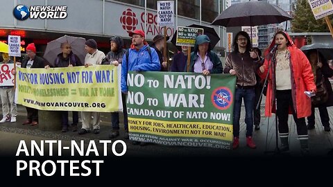 Canadians protest vs NATO 'intervention' in Ukraine conflict