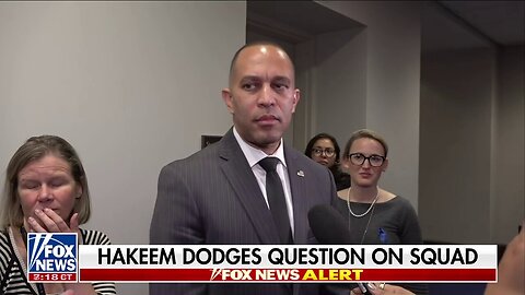 Hakeem Jeffries Dodges Questions On Squad's Anti-Israel Rhetoric