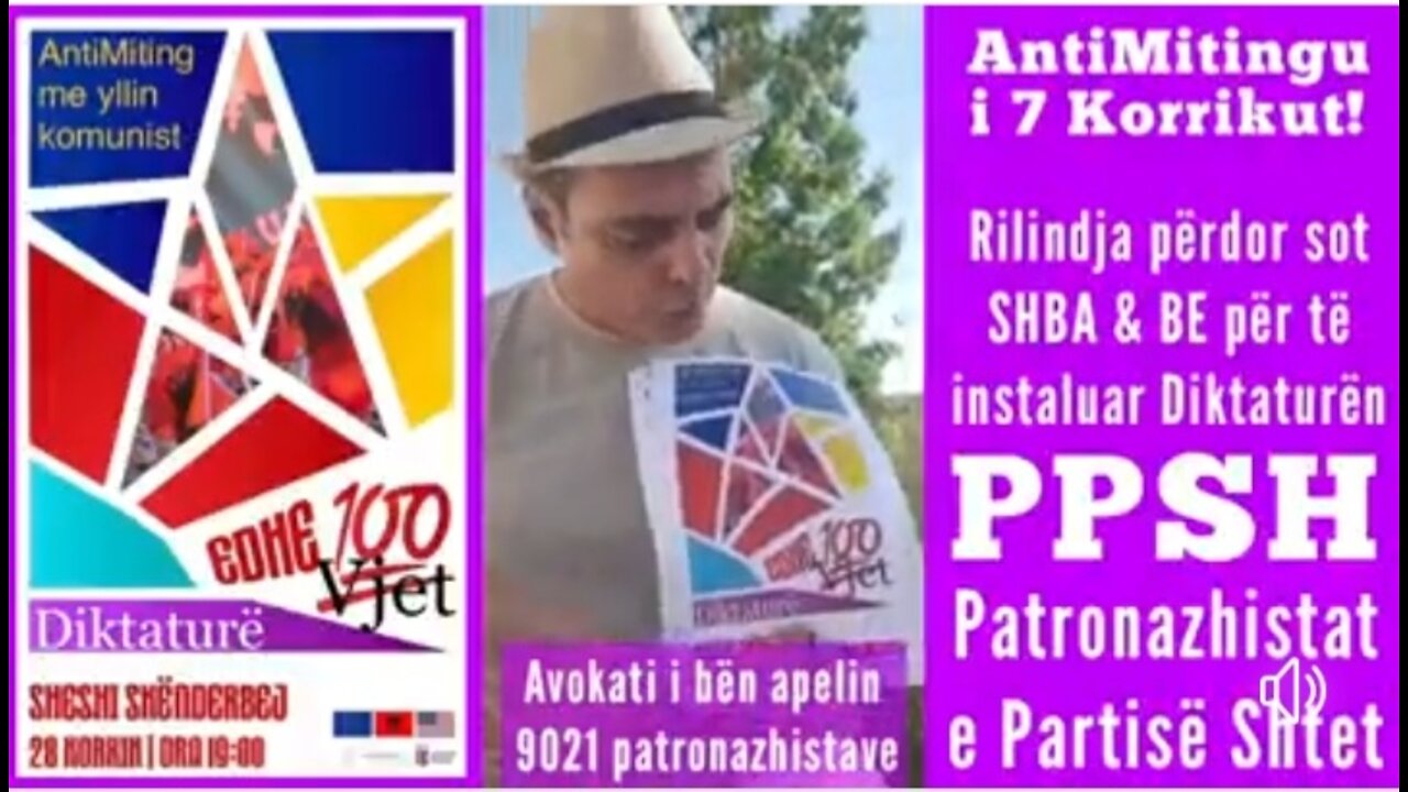 Turpi i Antimitingut Komunist që merr Peng Administratën nuk është i Antishqiptarit Rama!