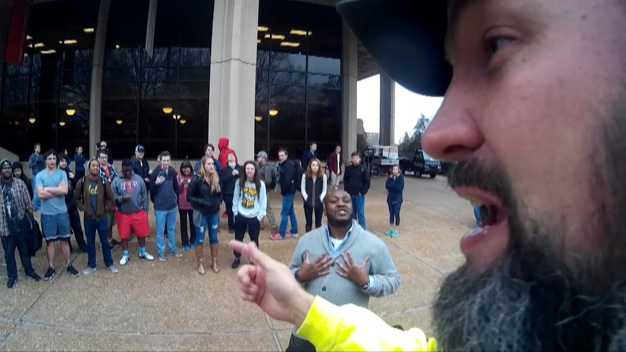 Hypocrisy Abounds at Ole Miss | Open Air Preaching | Kerrigan Skelly