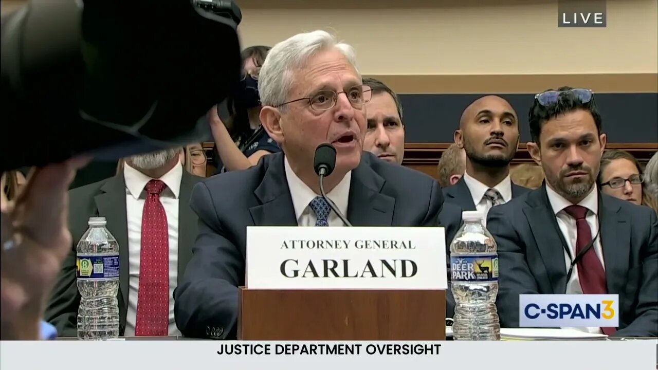 AG Garland Again Claims "No One That I Know" Has Spoken To Biden Admin About Hunter Biden Probe