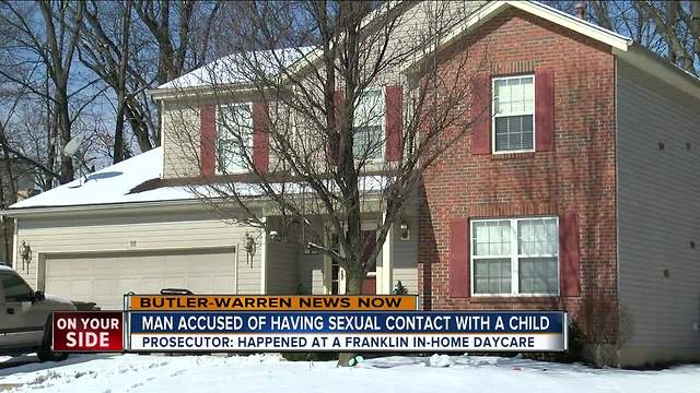 Man had sexual contact with child at Franklin in-home daycare, prosecutor says