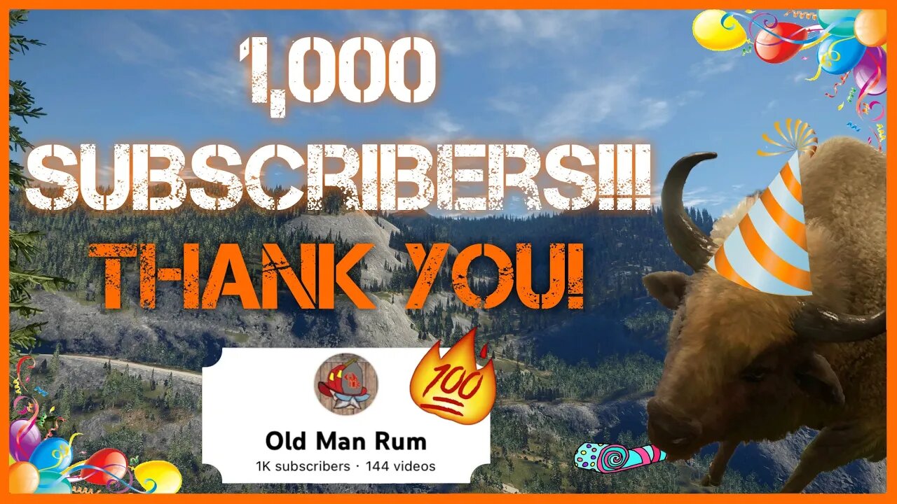 YOU Got This Channel to 1,000 Subscribers - A Thank You!!! 🥳🤯🎉🎊