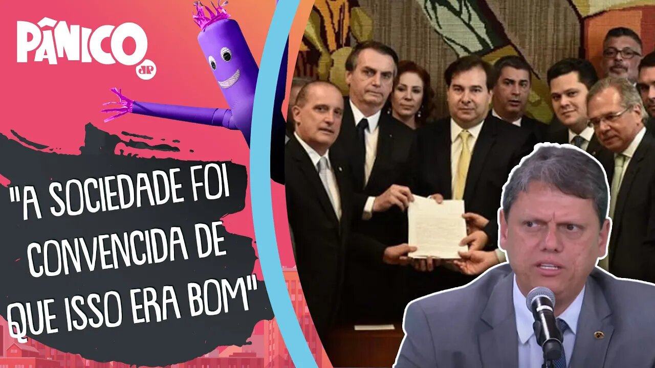 REFORMA DA PREVIDÊNCIA FOI REBELIÃO DO CONGRESSO CONTRA O ESTADO? Tarcísio de Freitas comenta