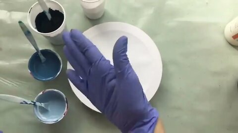 Step by step EYE acrylic pour painting-4