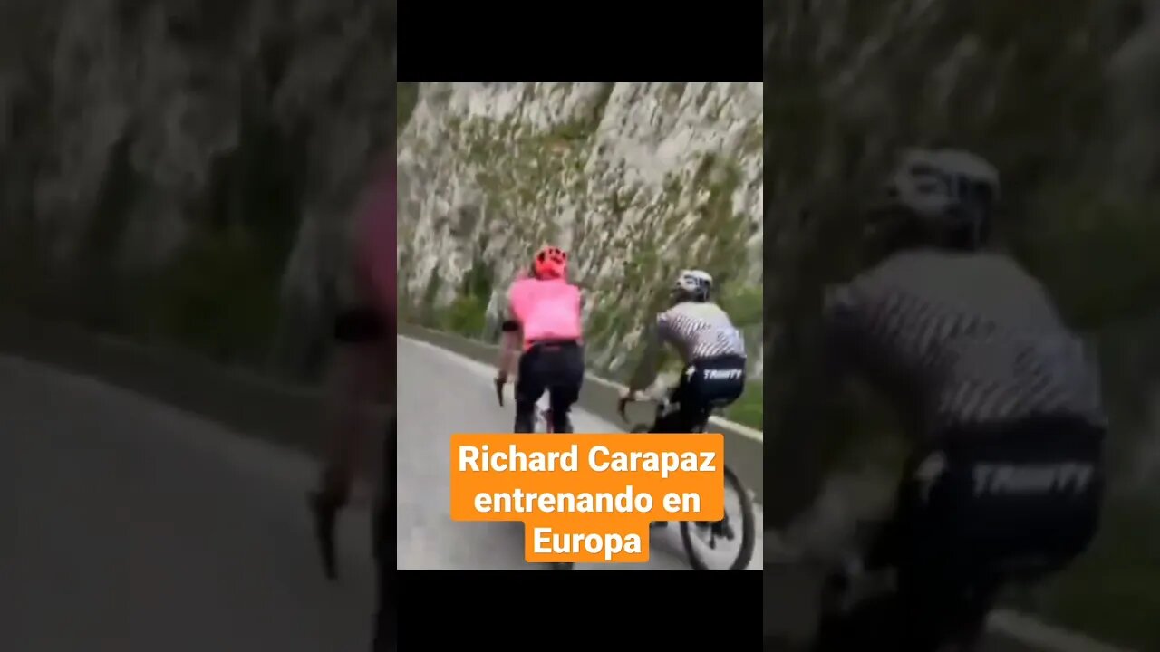 #RichardCarapaz entrenando en Europa.