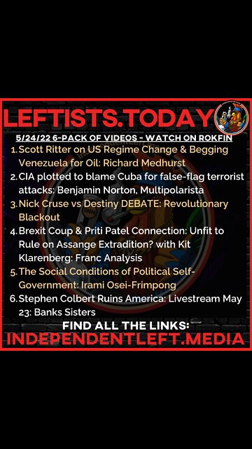 US Regime Change & Begging Venezuela for Oil | Nick Cruse vs Destiny DEBATE + | 5/24 leftists.today