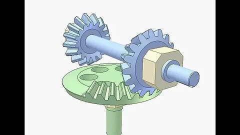 2851 Transmission with teeth uncompleted gears 15