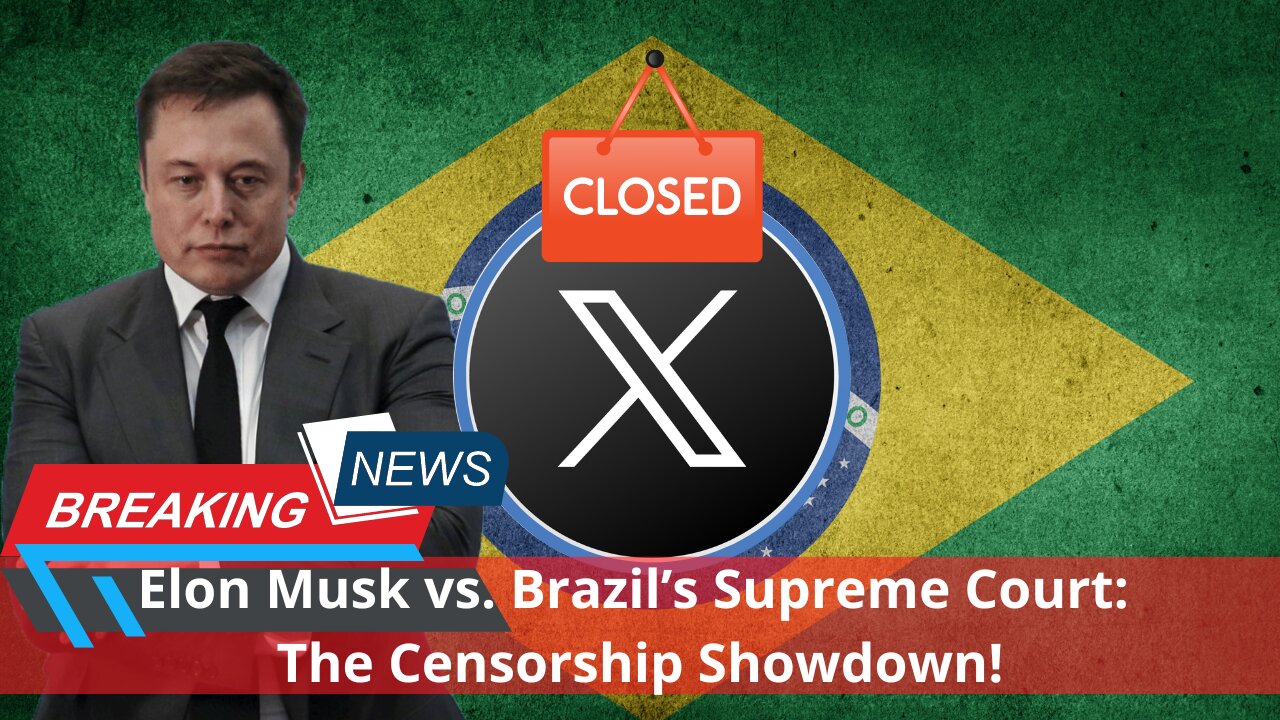 Elon Musk Faces Off Against Brazil: X Halts Business to Resist Censorship Orders