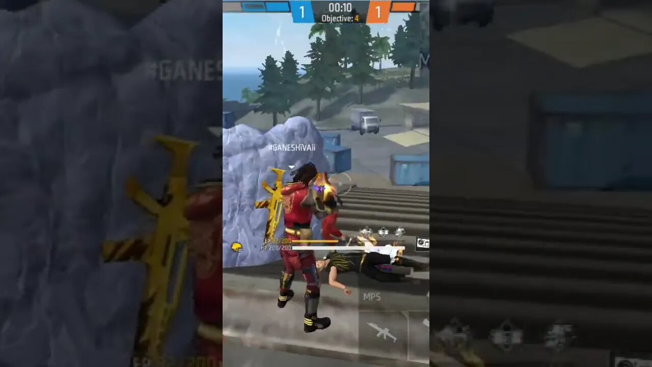 দুজনে মিলে শেষ শত্রুকে মারলাম।#shorts #firefild100