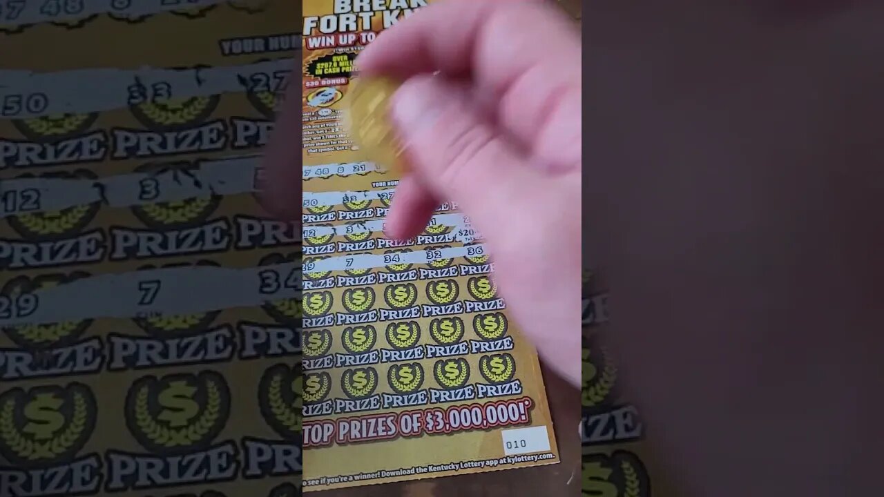 2X Lottery Ticket Winner - Scratch Off Test