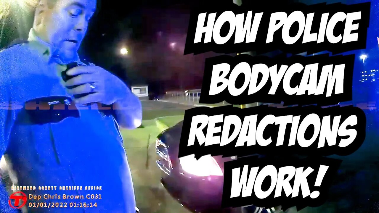 How police body cam redactions work