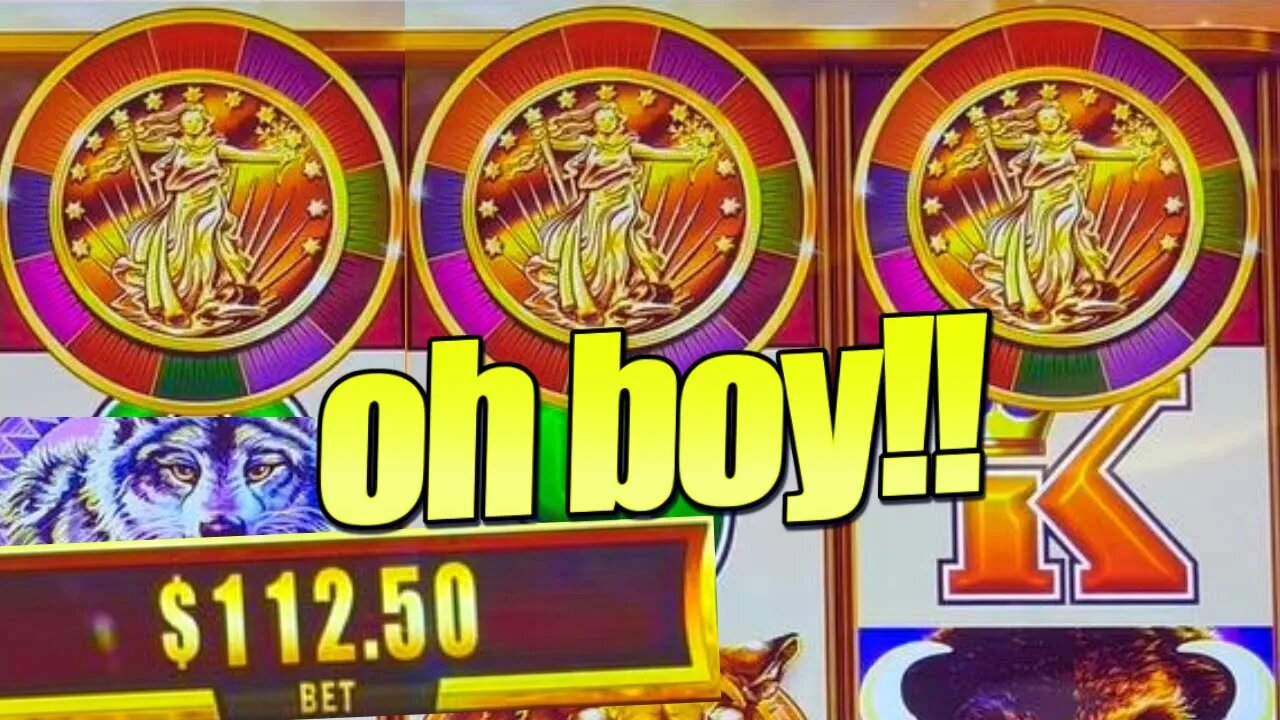 Massive $112/BET on Buffalo Gold Revolution Slot! Hand Pay Jackpot